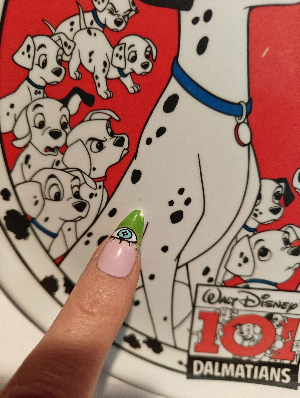 Disney Zak Designs VINTAGE  Disney 101 Dalmatians Character Theme Plate 1993